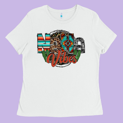 Nana Vibes Ladies Tee Designed By Racoondesign