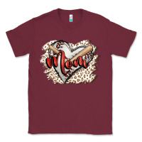 Burgundy baseball mom Classic Tee - FaDigitalArtStudio