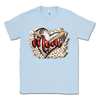 Dusty Blue baseball mom Classic Tee - FaDigitalArtStudio