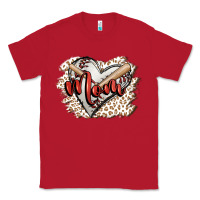 Red baseball mom Classic Tee - FaDigitalArtStudio