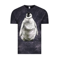 Cloud Black baby penguin Vintage Tee - LillyAllenDesigns