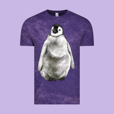 Baby Penguin Vintage Tee Designed By Lillyallendesigns
