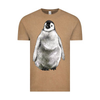 Vintage Coffee baby penguin Vintage Tee - LillyAllenDesigns