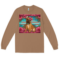 Toasted Coconut french bulldog floral Long Sleeve Tee - Artiststas