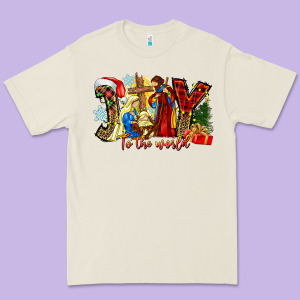 Joy To The World Premium Tee Designed By Cowhidedigitalart