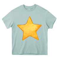 Arona yellow star Heavy Core Tee - FaDigitalArtStudio