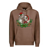 Chestnut christmas baby goats Premium Hoodie - RanaPortraitStore