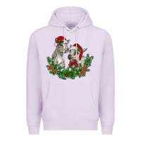 Lilac christmas baby goats Premium Hoodie - RanaPortraitStore