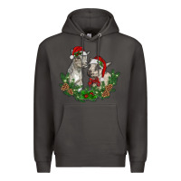 Smoke christmas baby goats Premium Hoodie - RanaPortraitStore