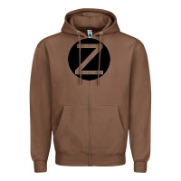 Chestnut zeerba logo redimension v2 Zipper Hoodie - chombo