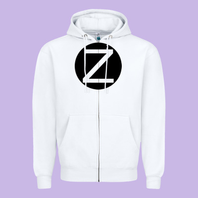 Zeerba Logo Redimension V2 Zipper Hoodie Designed By Chombo