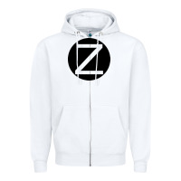 White zeerba logo redimension v2 Zipper Hoodie - chombo