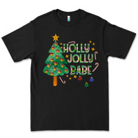 Black Jolly Jolly Babe Premium Tee - CowhideDigitalArt