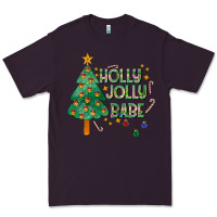 Plum Jolly Jolly Babe Premium Tee - CowhideDigitalArt