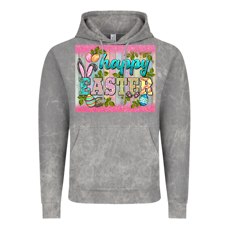 Happy Easter Mousepad Vintage Hoodie by BarkalooDesign | Teevron