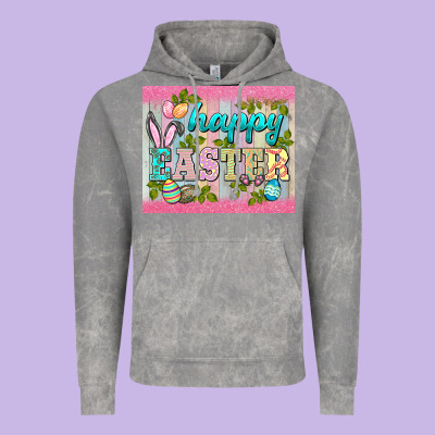 Happy Easter Mousepad Vintage Hoodie Designed By Barkaloodesign