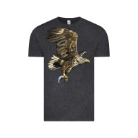 Vintage Black American White Sea Eagle Vintage Tee - LillyAllenDesigns