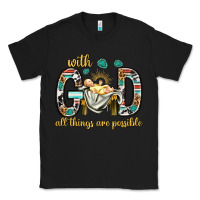Black with god all things are possible with baby jesus bbs Classic Tee - BundleAndBundleShop