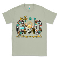 Matcha with god all things are possible with baby jesus bbs Classic Tee - BundleAndBundleShop