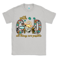 Moon Dust with god all things are possible with baby jesus bbs Classic Tee - BundleAndBundleShop