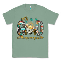 Sage with god all things are possible with baby jesus bbs Classic Tee - BundleAndBundleShop