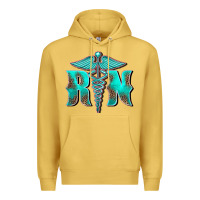 Antique Gold registered medical symbol nurse Premium Hoodie - BarkalooDesign