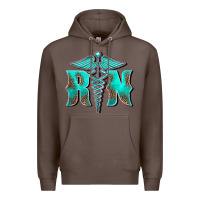 Coffee registered medical symbol nurse Premium Hoodie - BarkalooDesign
