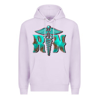 Lilac registered medical symbol nurse Premium Hoodie - BarkalooDesign