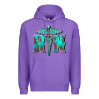 Purple registered medical symbol nurse Premium Hoodie - BarkalooDesign