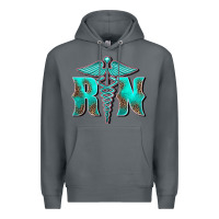 Rock registered medical symbol nurse Premium Hoodie - BarkalooDesign