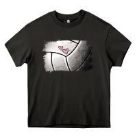 Asphalt Volleyball Brushstroke Heavy Core Tee - RanaPortraitStore