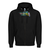 Black artist shot Zipper Hoodie - chombo