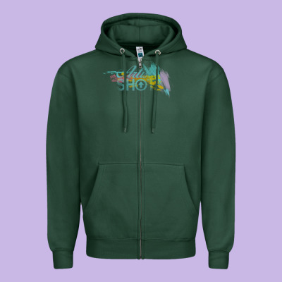 Artist Shot Zipper Hoodie Designed By Chombo