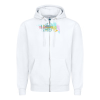 White artist shot Zipper Hoodie - chombo
