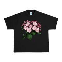 Black Mountain Laurel Flower Illustrations Urban Heavy Tee - LillyAllenDesigns