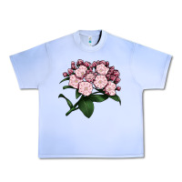 Grape Ice Mountain Laurel Flower Illustrations Urban Heavy Tee - LillyAllenDesigns