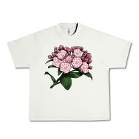Pistachio Mountain Laurel Flower Illustrations Urban Heavy Tee - LillyAllenDesigns