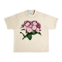 Sandshell Mountain Laurel Flower Illustrations Urban Heavy Tee - LillyAllenDesigns