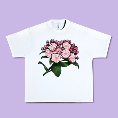 Mountain Laurel Flower Illustrations Urban Heavy Tee Designed By Lillyallendesigns
