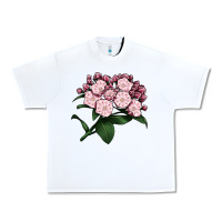White Mountain Laurel Flower Illustrations Urban Heavy Tee - LillyAllenDesigns