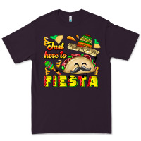 Plum Just Here To Fiesta Premium Tee - CowhideDigitalArt