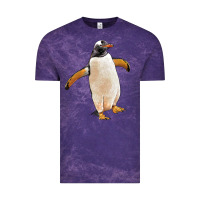 Cloud Purple penguin Vintage Tee - LillyAllenDesigns