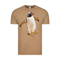 Vintage Coffee penguin Vintage Tee - LillyAllenDesigns