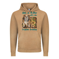 Vintage Camel life is better with a english bulldog Vintage Hoodie - BarkalooDesign