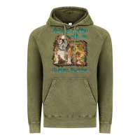 Vintage Olive life is better with a english bulldog Vintage Hoodie - BarkalooDesign