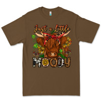 Cacao Just a Little Moody Premium Tee - CowhideDigitalArt