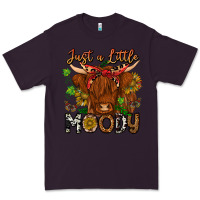 Plum Just a Little Moody Premium Tee - CowhideDigitalArt