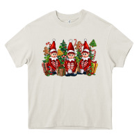 Cream Christmas Elfs Heavy Core Tee - FaDigitalArtStudio