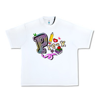 White pre k Urban Heavy Tee - RanaPortraitStore