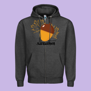 Welcome Autumn Zipper Hoodie Designed By Bettercallsaul